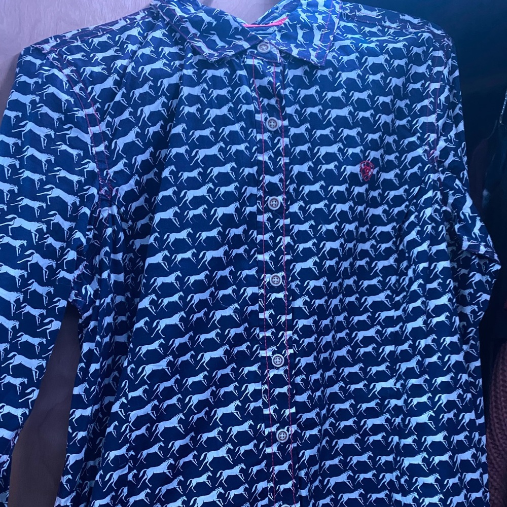 Ariat Horse Button Up